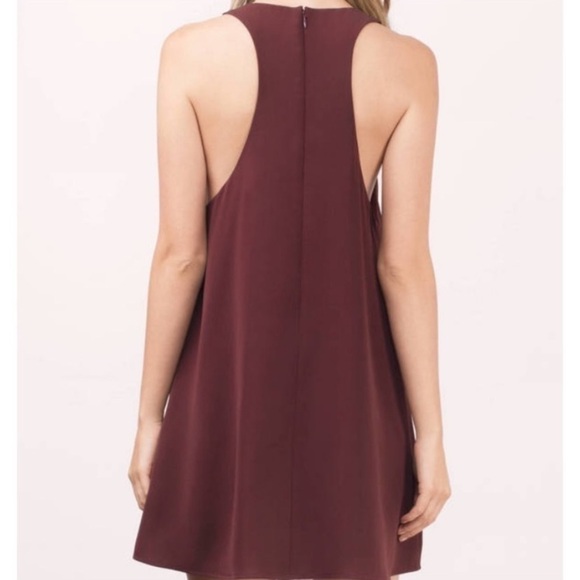 Tobi Keyhole Winslet Plum Shift Dress Size M NWT - Picture 3 of 8